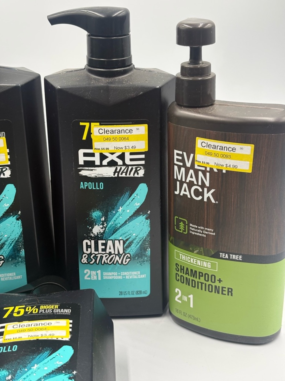 Axe & Every Man Jack Shampoo 2-in-1 Lot - Picture 3 of 4